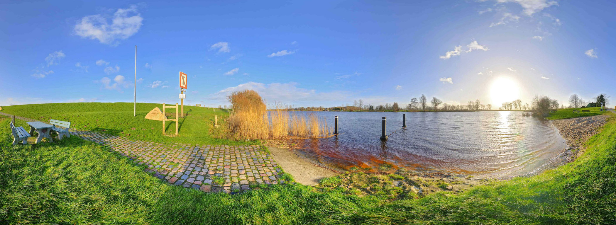 Круговая пляж панорама